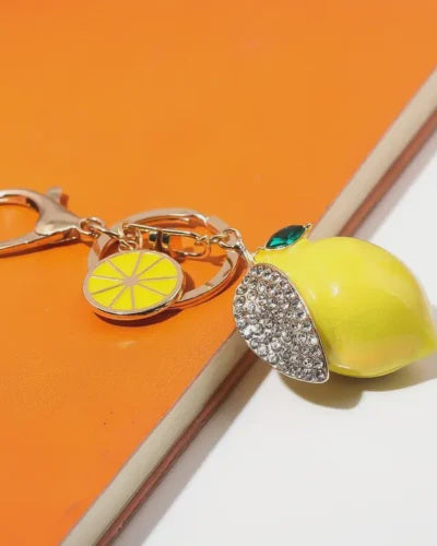 Sassy Duck Lemon Keychain