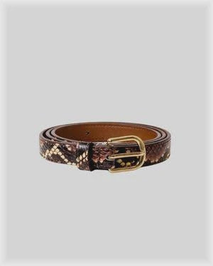 Kathryn Wilson Lauren Belt Python Calf